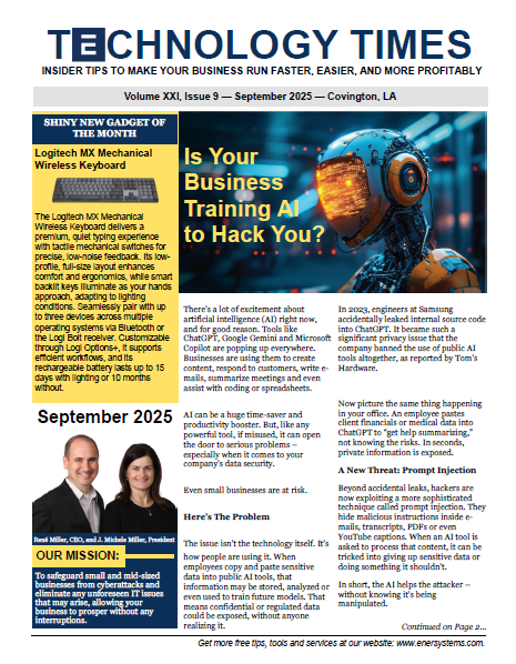 Ener Systems Newsletter cover